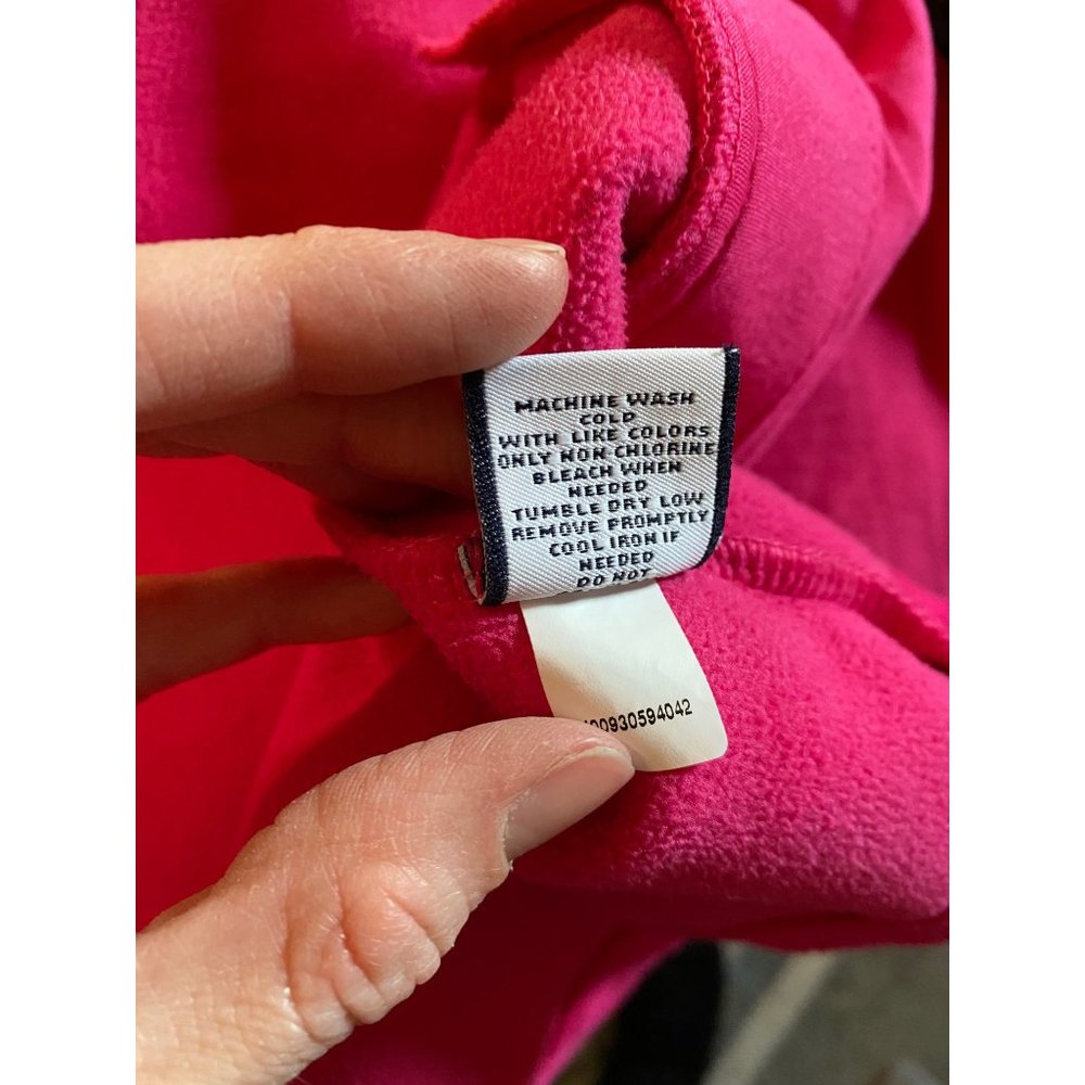 Fila Pink Fleece Sport Zip Up Jacket Womens S - Picture 8 of 8